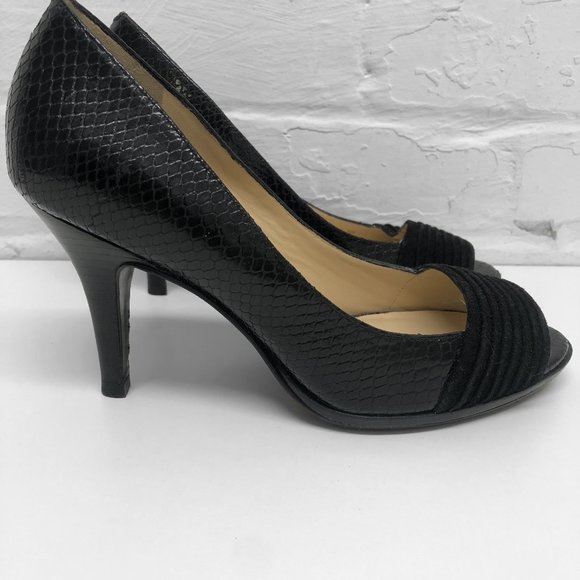 Cole Haan Women's Stilettos Open Peep Toe Heels Size 8 - Picture 1 of 8